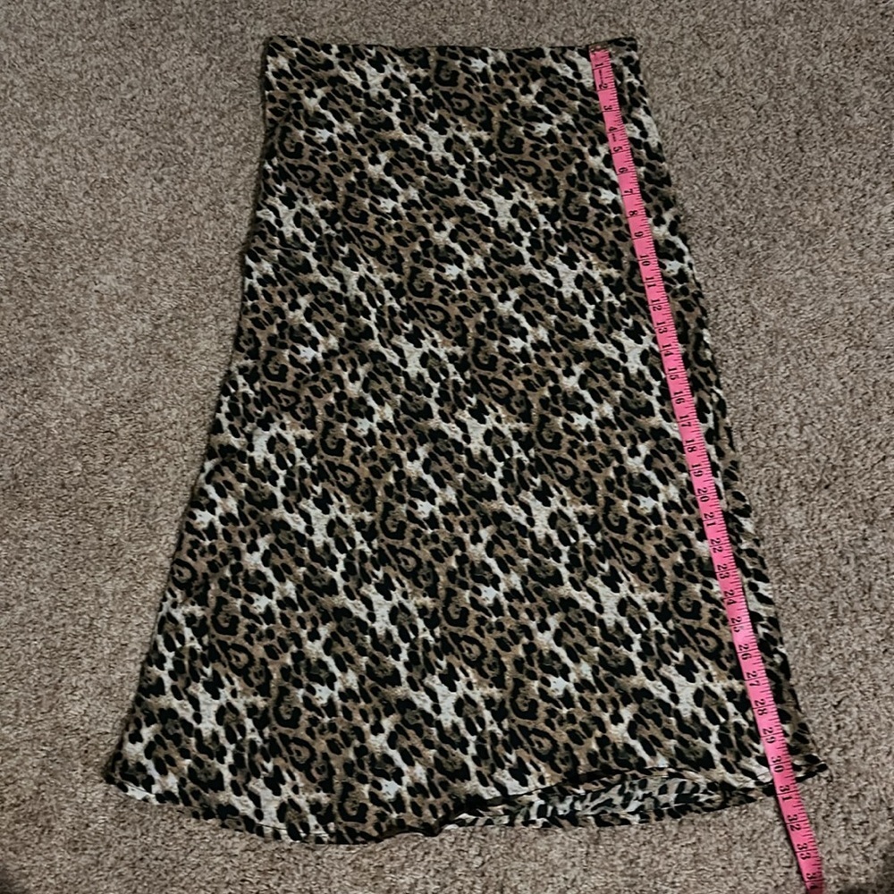 OAT New York Leopard Midi skirt L - Picture 6 of 9